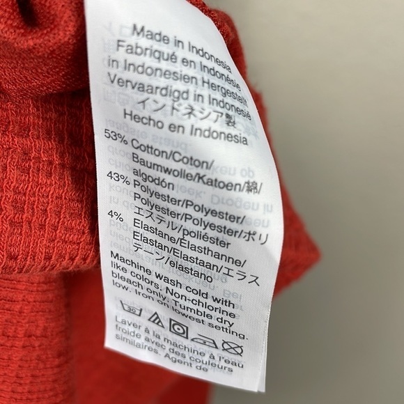 Madewell Cross Front Flutter Sleeve Mini Dress Etruscan Clay Sz S - Picture 11 of 12